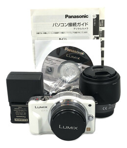 訳あり パナソニック ミラーレス一眼カメラ LUMIX GF3 ダブルレンズキット DMC-GF3W Panasonic