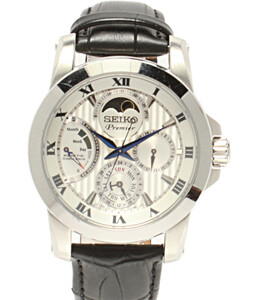 セイコー 腕時計 5D88-0AG0 Premier 自動巻き ホワイト メンズ SEIKO