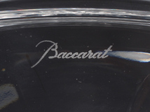 美品 バカラ トレイ クリスタルボウル 置物 器 インテリア Baccarat [0604初]_画像5