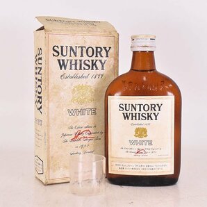 大阪府内発送限定★サントリー ウイスキー ホワイト ＊箱付 ※ 180ml 40% 白札 ブレンデッド SUNTORY D290333の画像1