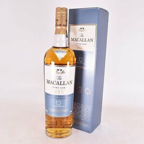 ★ザ マッカラン 12年 ファインオーク トリプルカスク ＊箱付 ※ 700ml 40% スペイサイド The MACALLAN K120209の画像1