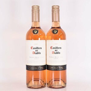 2本セット★カッシェロ デル ディアブロ シラーズ 2015年 ロゼ 750ml 13% チリ Casillero del Diablo E19S005