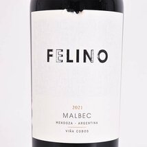 ★フェリーノ マルベック メンドーサ 2021年 赤 ※ 750ml 14.5% アルゼンチン Felino E190017_画像1