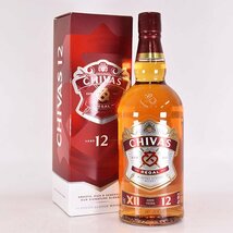 ★シーバス リーガル 12年 ＊箱付 1000ml/1L 40% スコッチウイスキー CHIVAS REGAL E190274_画像1