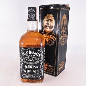 1円～★ジャック ダニエル オールド No.7 ＊箱付 ※ 1000ml/1L 45% テネシーウイスキー JACK DANIEL'S OLD E190293