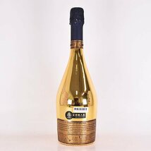 1円～★アルマンド ブリニャック ブリュット ゴールド/金 日本限定ボトル ★正規品 750ml/1,673g ARMAND DE BRIGNAC F020004_画像5