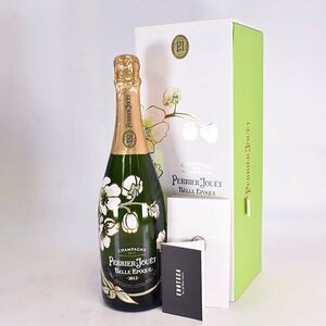 ★ペリエ ジュエ ベルエポック 2012年 ブリュット 白 ★正規品 ＊冊子 箱付 750ml シャンパーニュ PERRIER-JOUET BELLE EPOQUE F020046