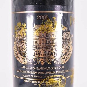 ★シャトー パルメ 2005年 赤 750ml 14% マルゴー メドック Chateau PALMER F020308