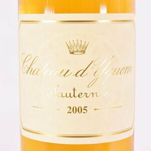 ★シャトー ディケム 2005年 750ml 13.5% ソーテルヌ 貴腐ワイン Chateau d'Yquem F020230