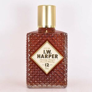 ★I.W ハーパー 12年 ★旧ボトル ※ 750ml 43% バーボン ウイスキー IW HARPER E260113