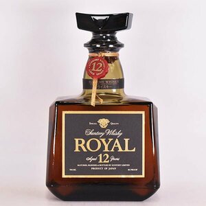 1 jpy ~* Osaka (metropolitan area) inside shipping limitation (pick up) * Suntory royal 12 year black label 700ml 43% whisky SUNTORY E260027