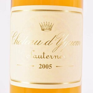 ★シャトー ディケム 2005年 750ml 13.5% ソーテルヌ 貴腐ワイン Chateau d'Yquem F020231
