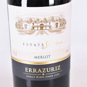 ★エラスリス エステート メルロー 2021年 赤 750ml 13.5% チリ Errazuriz F020951