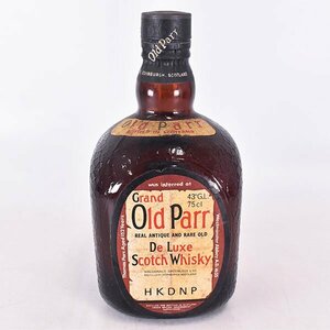 ★オールドパー デラックス REAL ANTIQUE AND RARE OLD 750ml 43% スコッチ OLD PARR F020151