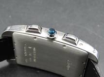 1円 ジャンク品★正規品 Cartier カルティエ 2569 タンク アメリカン LM 18金 WG 金無垢 総重量61.9g クロノグラフ メンズ腕時計 SSCLG18_画像4