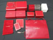 1円～ Cartier カルティエ 箱 山 まとめ売り 10点セット 付属品 クッション クリーナーセット ケース 紙袋 冊子 ヴィンテージ 腕時計 56_画像1