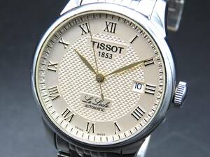 1 иен ~! утиль * стандартный товар TISSOT Tissot T41.1.483.33ru блокировка ru самозаводящиеся часы Date серебряный dial оригинальный breath мужские наручные часы SSCLG395