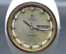 1円～! ジャンク品★正規品 OMEGA オメガ 166.111 シーマスター 自動巻き Cal.752 純正ブレス 1171 FF650 デイデイト メンズ腕時計 SSCLG74_画像2