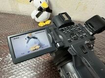 SONY業務用ビデオカメラ　HDR-AX2000 付属品多数　動作良好　ワイコン付き　動作OK 正常動作品_画像5