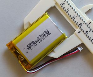 lipo battery 3pin connector attaching 3.7V 1500mAh 803450(8 x 34 x 52mm)