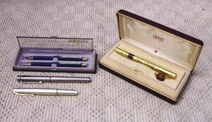 Platinum（プラチナ）万年筆　ペン先18K●SHEAFFER（シェーファー）シャープペン　ボールペン　万年筆●CROSS　ボールペンインク部のみ