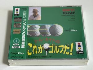  new goods unopened 3DO soft Tom kite. this is Golf .! retro game rare rare 