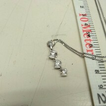 B 4275 ダイヤモンド0.65ctプラチナネックレス　TASAKI_画像7