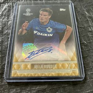 2017 Topps UEFA Champions League Jelle Vossen Autographed Card Club Brugge KV 21/99 シリアル