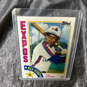 Topps 1984 All Star National League Tim Raines Montreal Expos No.390