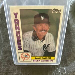 Topps 1984 Billy Martin NY Yankees No.81