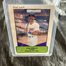 Pro Cards 1990 Juan Gonzalez Oklahoma City 89ers No.690_画像1