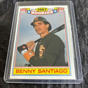 1988 Topps Commemorative Set 1987 Rookies Benny Santiago SD Padres