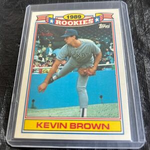 1988 Topps Commemorative Set 1989 Rookies Kevin Brown Texas Rangers