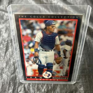 1993 The Colla Collection Ivan Rodriguez Texas Rangers No.11