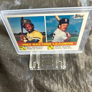 Topps 1984 Batting Leaders Wade Boggs / Bill Madlock No.131