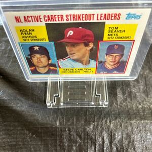 Topps 1984 NL Active Career Strikeout Leaders Nolan Ryan / Steve Carton / Tom Seaver No.707