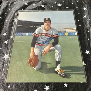 ジャック モリス　直筆サイン入り 8X10フォト　デトロイトタイガース　メジャーリーグ殿堂入り投手