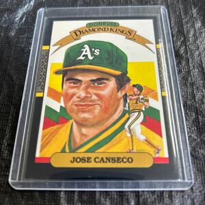 1986 Donruss Diamond Kings Jose Canseco Oakland Athletics No.6 