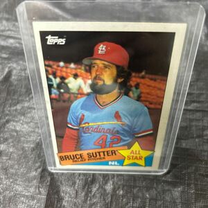 Topps 1985 ナショナルリーグオールスター　ブルーススッター　セントルイスカージナルス　No.722 