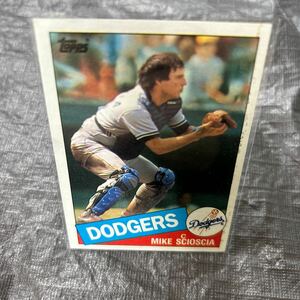 Topps 1985 Mike Scioscia LA Dodgers No.549