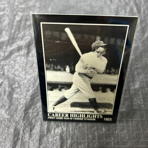 1992 The Babe Ruth Collection MegaCards No.77 Career Highlights 1923