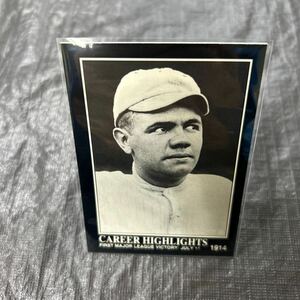 1992 The Babe Ruth Collection MegaCards No.71 Career Highlights 1914