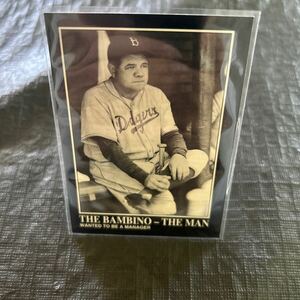 1992 The Babe Ruth Collection MegaCards No.132. Being Remembered 1936