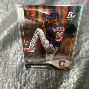 2021 Bowman Platinum Triston McKenzie パラレルルーキー　クリーブランドインディアンス　No.11