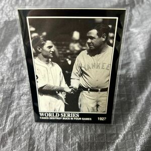 1992 The Babe Ruth Collection MegaCards No.37 World Series 