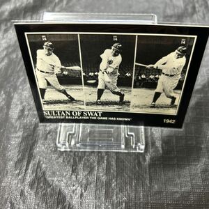 1992 The Babe Ruth Collection MegaCards No.115 Sultan Of Swat 1942