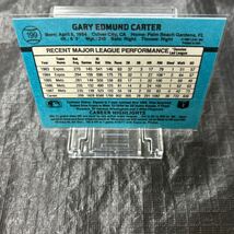 Donruss 1988 Gary Carter NY Mets No.199 ゲーリーカーター　ニューヨークメッツ_画像2