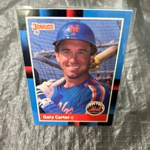 Donruss 1988 Gary Carter NY Mets No.199 ゲーリーカーター　ニューヨークメッツ_画像1