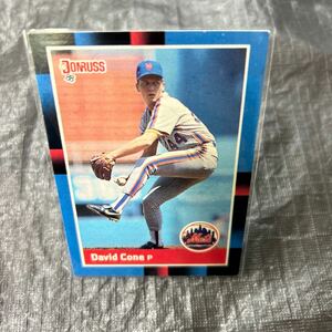 Donruss 1988 David Cone NY Mets No.653 ディビッドコーン　ニューヨークメッツ