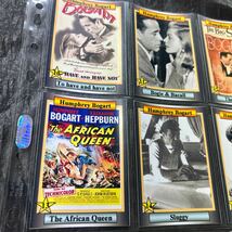 ハンフリーボガート”ボギー”トレーディングカード 18枚セット カサブランカ アフリカの女王 マルタの鷹 黄金他 Humphrey Bogart Card _画像7